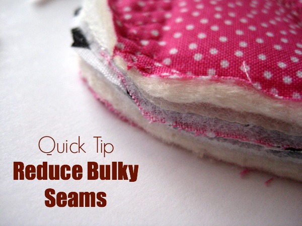 Bulky seams Quick Tip The Sewing Loft