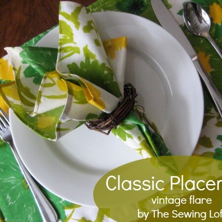 Learn how to make classic placemats. The Sewing Loft