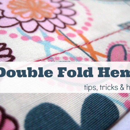 Learn tips and tricks for the basic double fold hem. The Sewing Loft