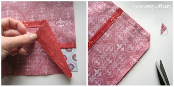 Learn how to make an  envelope pillow cover in less than 30 minutes. The Sewing Loft #homedecor 