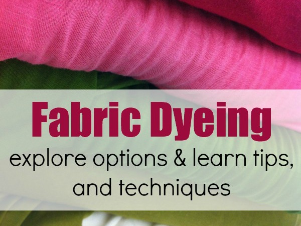 Let's talk fabric dyeing tips and techniques. Mini series on The Sewing Loft