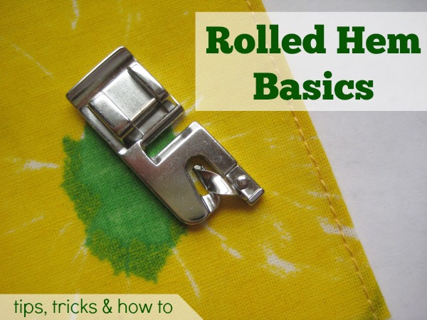 HOW TO USE A ROLLED HEM FOOT  Beginner sewing tutorial 