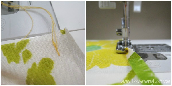 Basic rolled hem is perfect for napkins and other narrow hemmed projects. The Sewing Loft