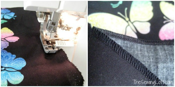Serged hems can make garment finishing a breeze. Learn tips, tricks and how to's on The Sewing Loft