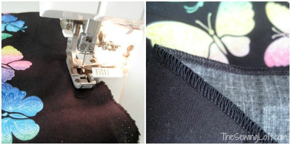 Serged Hem Tricks and Tips - The Sewing Loft