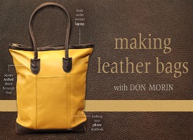 Learn how to make leather bags with this video class on Craftsy. 