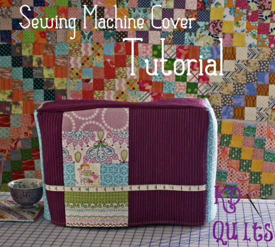 Easy Sewing Machine Cover Pattern and Tutorial for beginners.