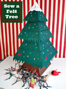 Felt Christmas Tree DIY with So Sew Easy