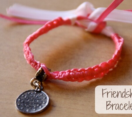 Easy to make friendship bracelet. The Sewing Loft