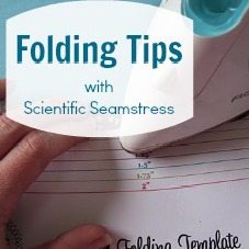 Create an even hem in a flash with this folding template. The Sewing Loft