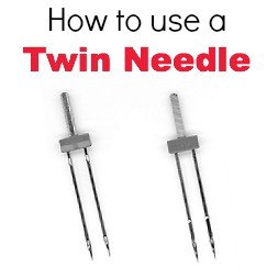 How to use a Twin Needle. The Sewing Loft