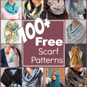 100+ Free Scarf Patterns Rounded Up in one place. The Sewing Loft