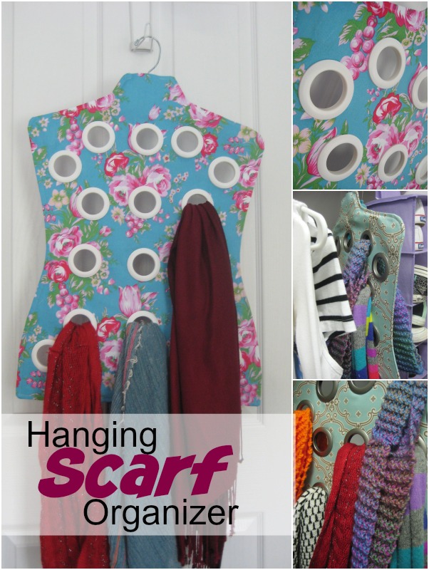 Hanging scarf online organizer