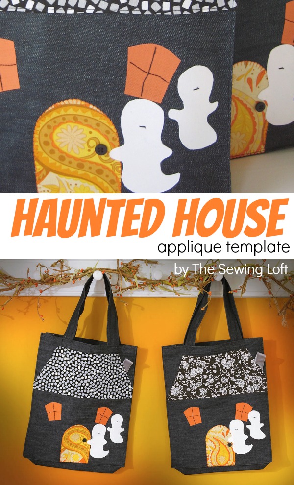 Haunted House Trick Or Treat Halloween Double Sided Tote Bag from