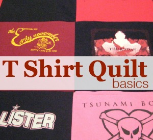 Mini Series. Learn how to make a tshirt quilt on The Sewing Loft