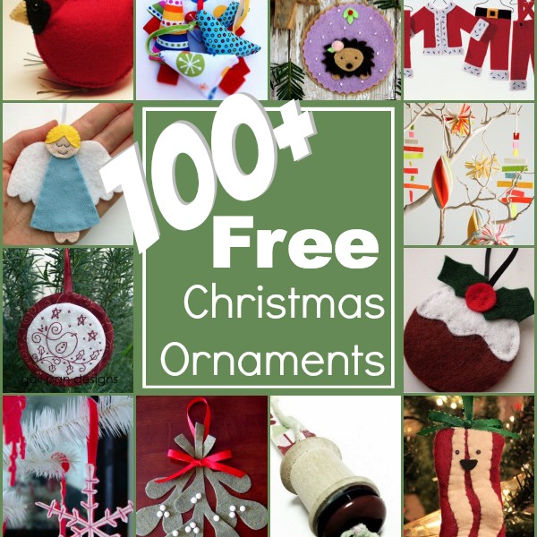 100+ Christmas Ornaments Patterns Rounded Up in one place. The Sewing Loft