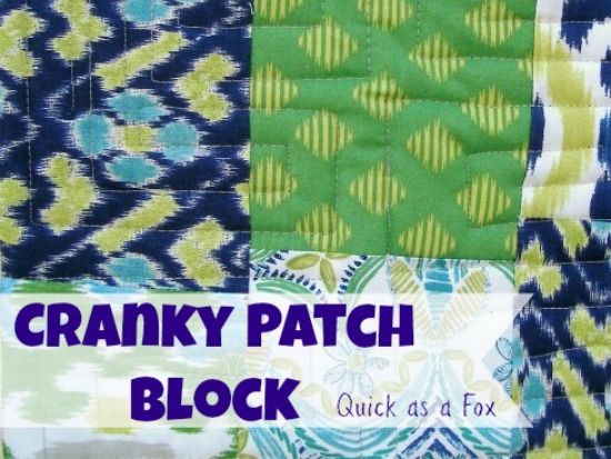 Cranky 9 Patch Quilt Block is easy sewing