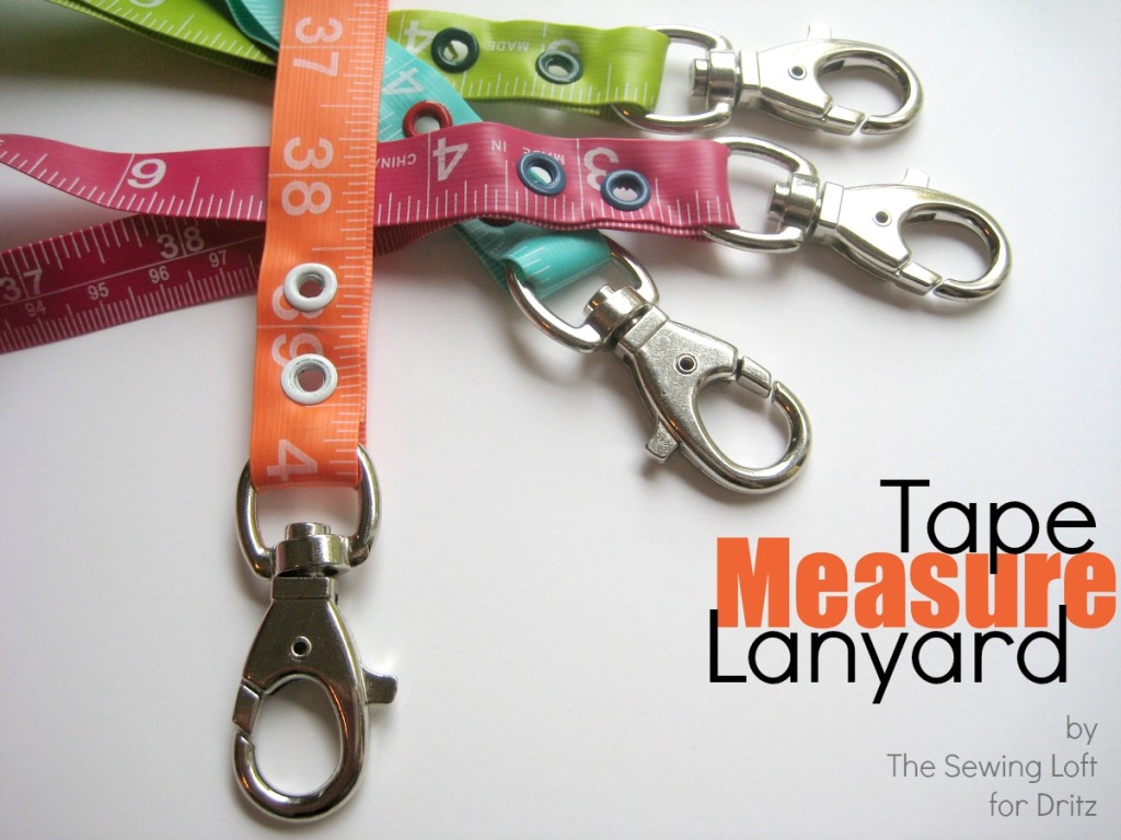 Tape Measure Lanyard | The Sewing Loft