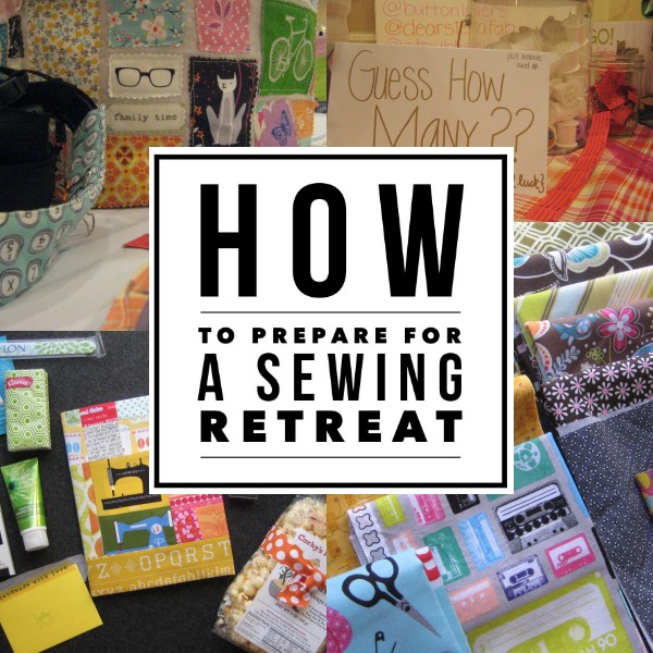 Sewing retreats can be so much fun but do you know what to bring? Check out these simple tips to help you be prepared. The Sewing Loft