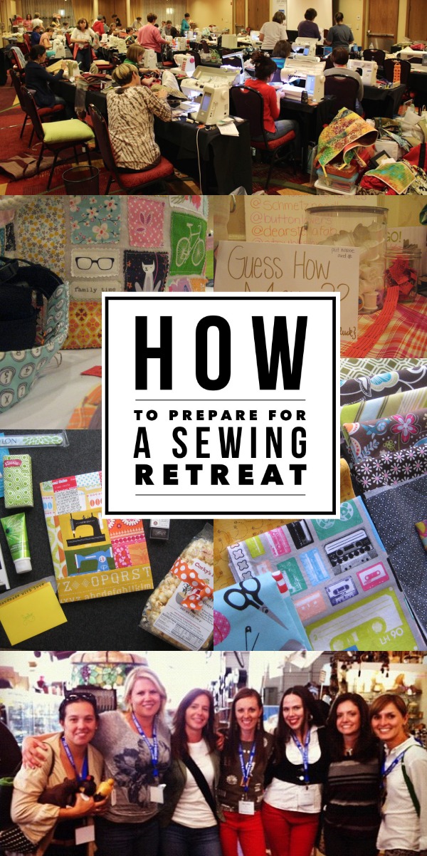 Sewing retreats can be so much fun but do you know what to bring? Check out these simple tips to help you be prepared. The Sewing Loft