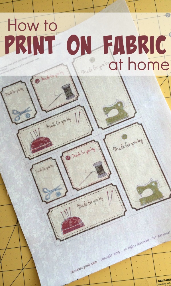 Printing on Fabric at Home Q & A - The Sewing Loft