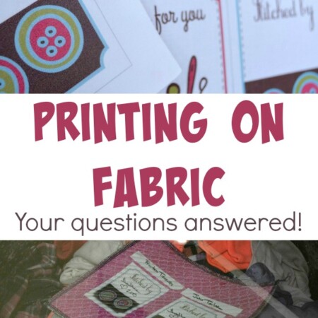 Get the skinny about printing on fabric. All your questions answered and photos after washing. The Sewing Loft