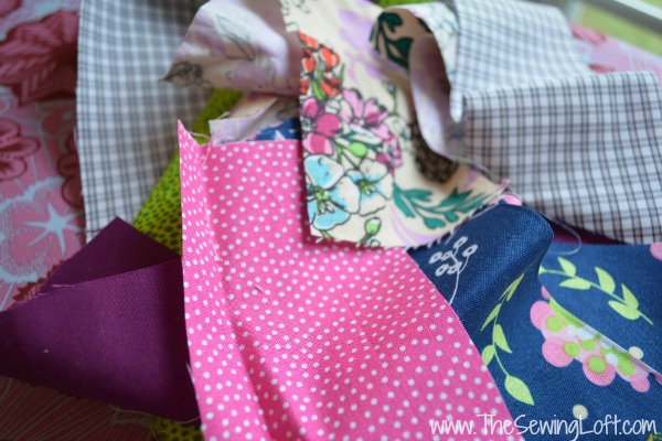 How to make scrap binding. The Sewing Loft