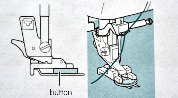 Learn how to use the button fitting foot to attach buttons and small trims. The open foot provides a clear line of site making it easy to use. The Sewing Loft