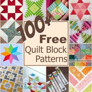 Keep your creative juices flowing with over 100 free quilt blocks rounded up in one place. The Sewing Loft