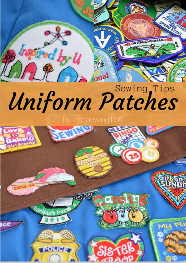 Sewing Uniform Patches - The Sewing Loft