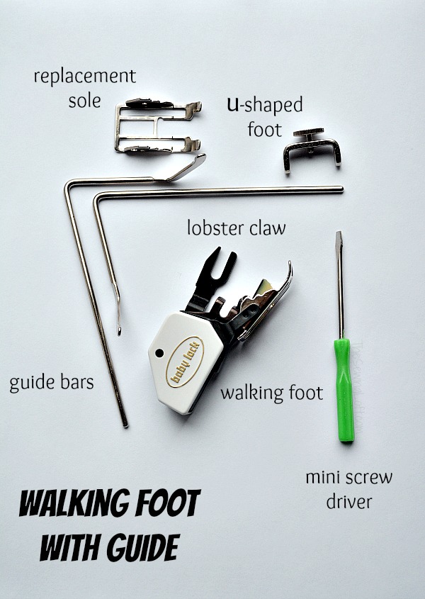 Walking foot with Guide - The Sewing Loft
