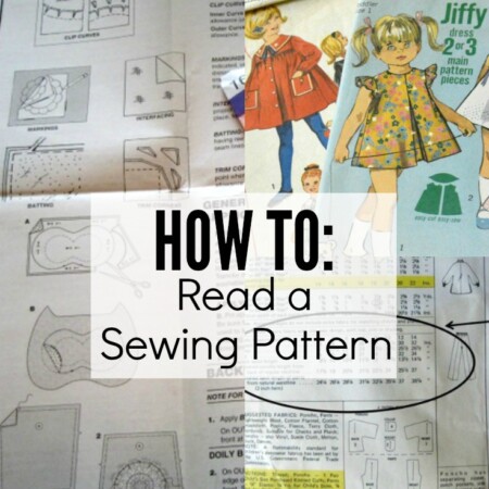 Learn how to read a sewing pattern with these easy steps. Each part is broken down into simple terms. The Sewing Loft