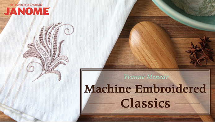 Machine Embroidery is one of many Free on line sewing classes at Craftsy 