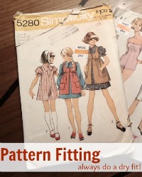 Always create a muslin for pattern fittings. Learn how to create Pre Fit on The Sewing Loft
