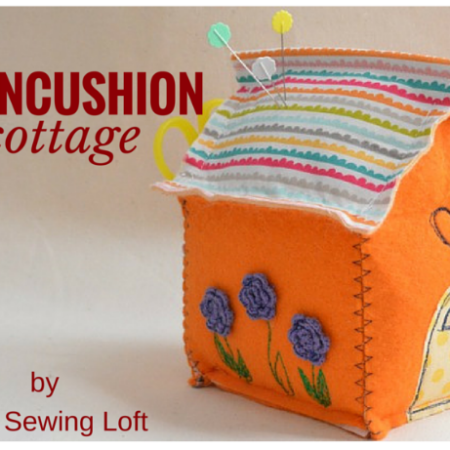 Learn how to use your edge joining foot while making this pincushion cottage house. This free video class is part of the BabyLock Sew at Home Series with Heather Valentine from The Sewing Loft.