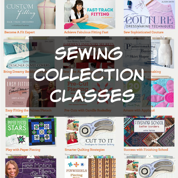 Learn a new skill with these online sewing collection classes from Craftsy. 