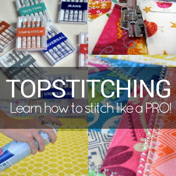 Learn how easy it is to sew like a pro with these easy to use Top Stitching Tips. The Sewing Loft.