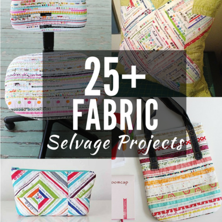 Ever looked at the edge of your fabric and think how pretty the markings are? Well, this list of 25+ Fabric Selvage Projects will make you wish you've saved them. The Sewing Loft