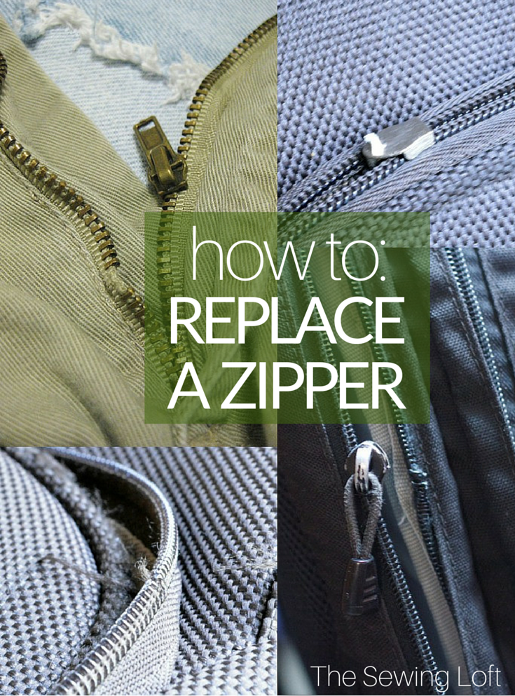 How to replace a zipper - The Sewing Loft