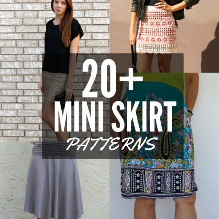 Update your wardrobe with over 20 free mini skirt patterns. Many are so easy you can make them today and wear them tonight. The Sewing Loft