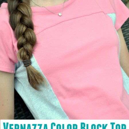 Just for you Vernazza Color Blocked Top | The Sewing Loft