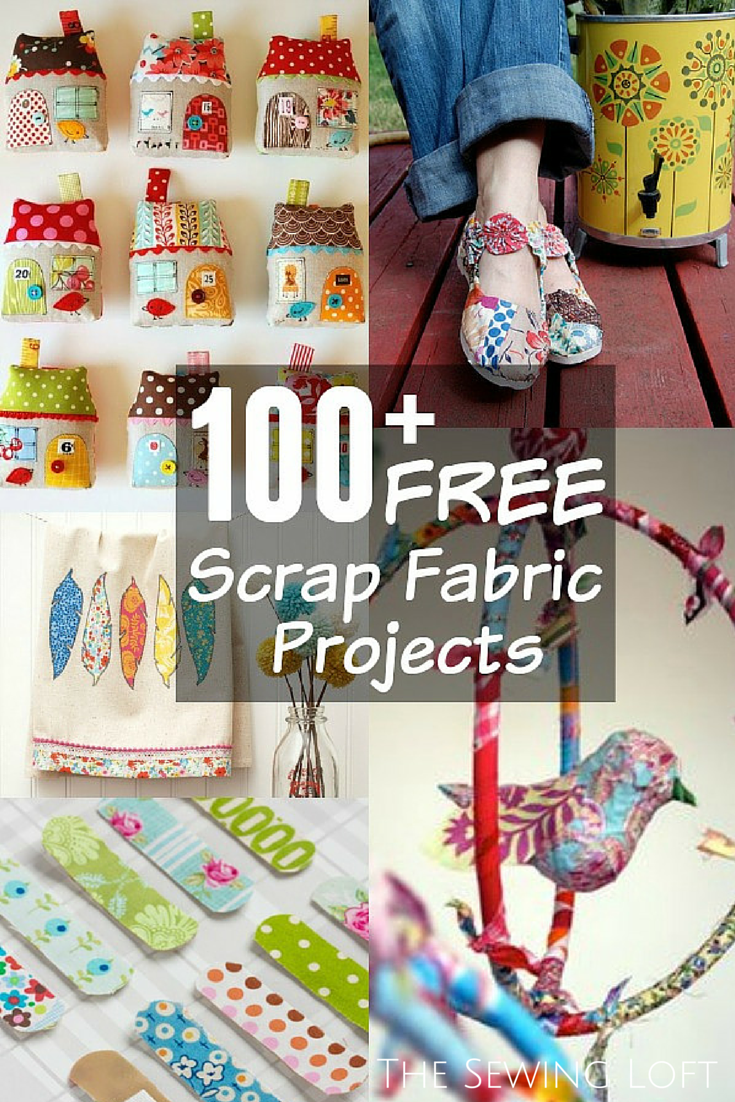 100+ Scrap Fabric Projects Rounded Up in one place. The Sewing Loft
