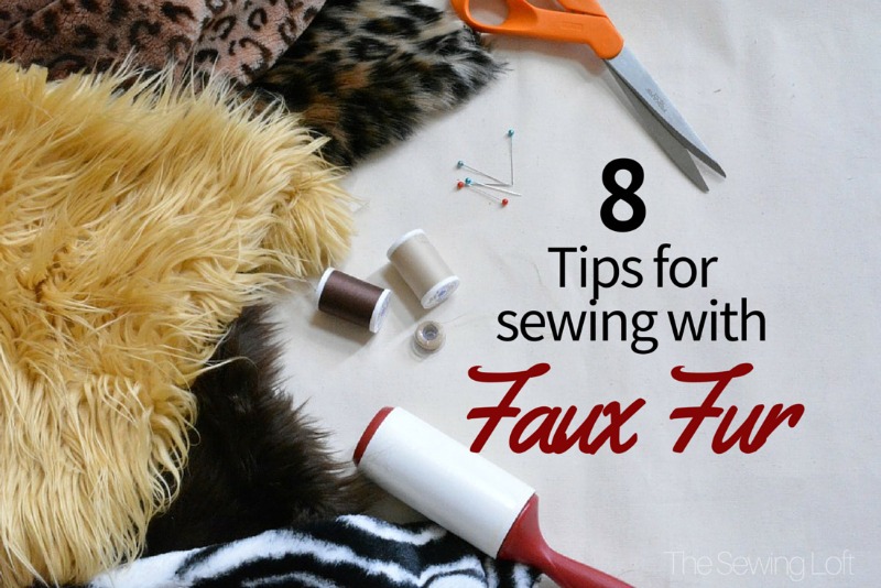 Working with faux fur fabric can be tricky but set yourself up for sewing success with these easy tips. The Sewing Loft