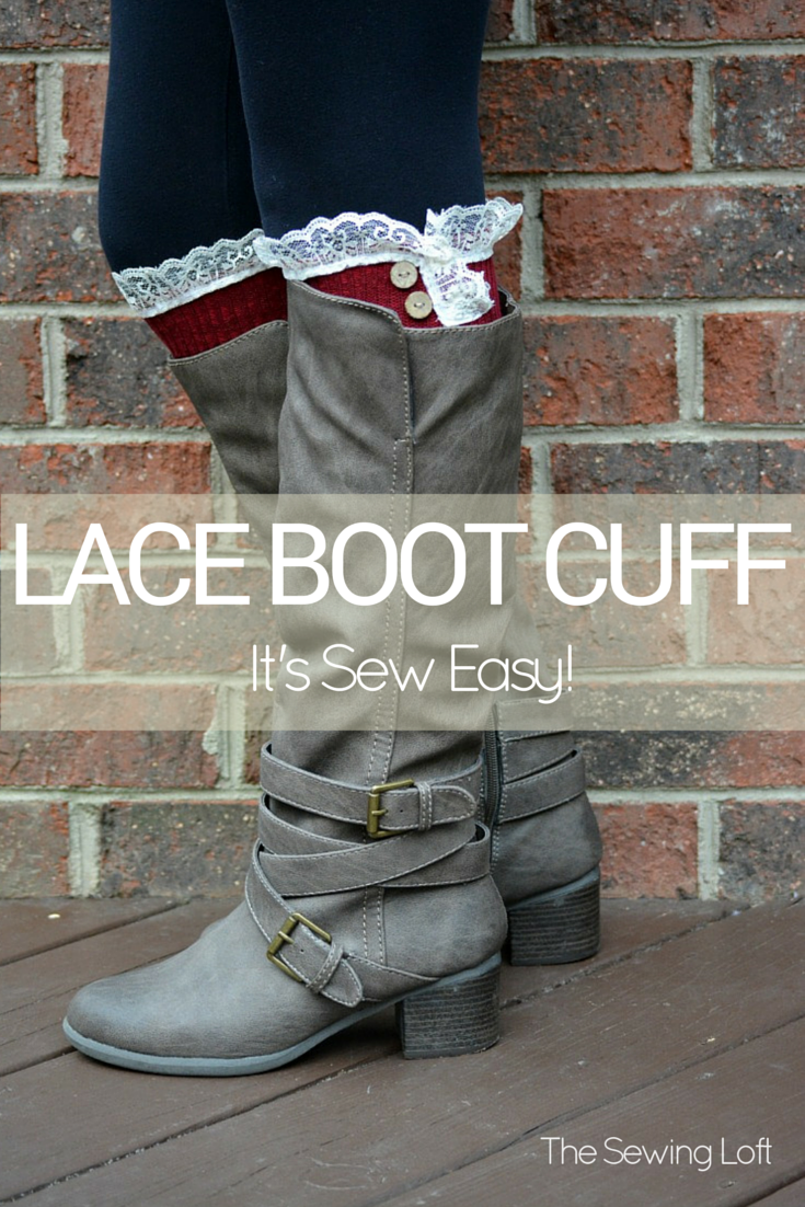 Heather Valentine from The Sewing Loft shows you how to make these lace boot cuffs on It's Sew Easy. She shares easy sewing tips to keep the project simple.