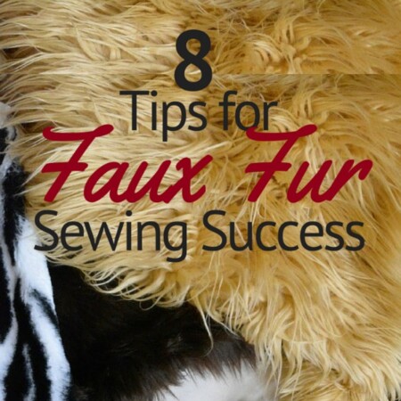 Working with faux fur fabric can be tricky but set yourself up for sewing success with these easy tips. The Sewing Loft