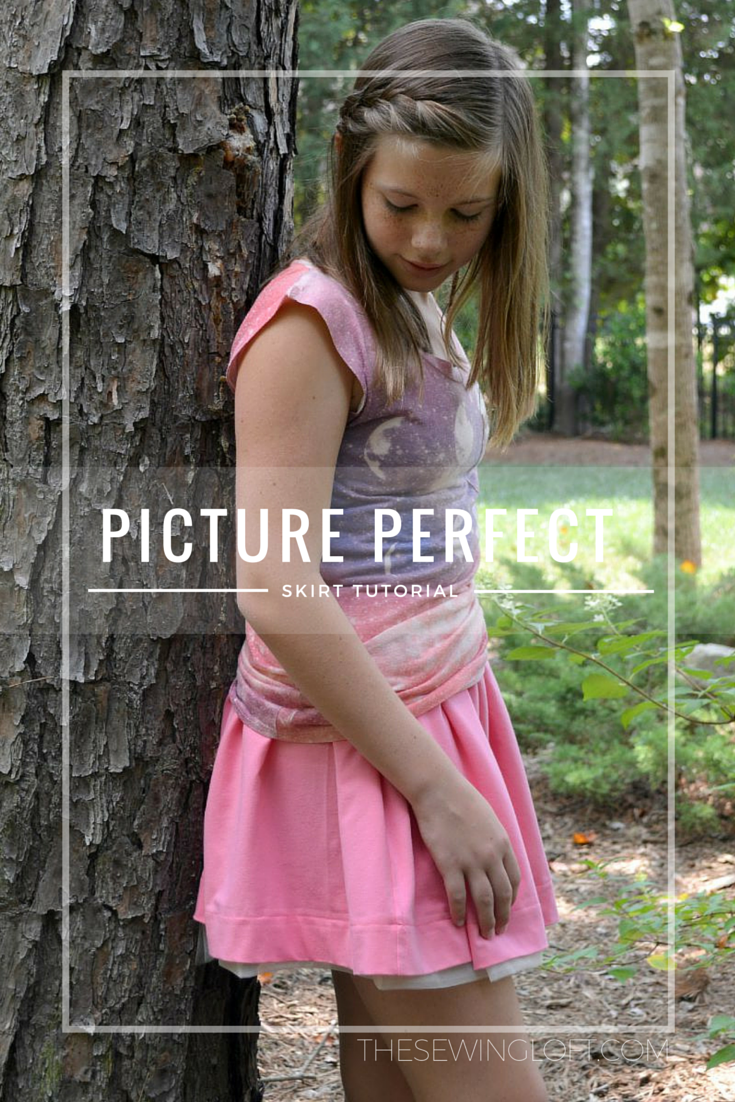 This easy skirt tutorial will make every picture perfect! The peek a boo tulle adds a sweet detail while the elastic waist is easy to wear. Simple sewing only. The Sewing Loft