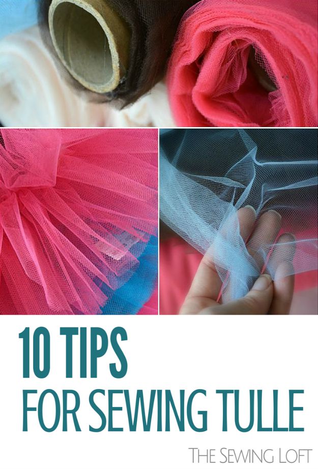 Learn 10 easy tips for sewing with tulle like how to quickly ruffle tulle, reduce static electricity and add massive volume. The Sewing Loft