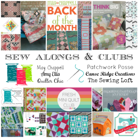 I'm excited to join these new clubs and sew alongs!