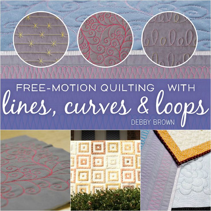 Learn Free Motion Quilting Techniques with Debby Brown on Craftsy.