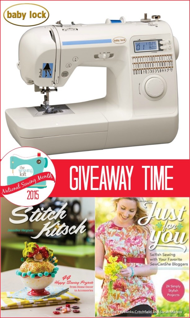 The Sewing Loft is celebrating National Sewing Month with fun giveaways to inspire you! Enter today and win something fun to update your stash, improve your skills and get stitching. 